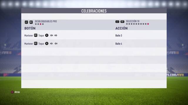 FIFA 18 - Celebraciones desbloqueables Pro -