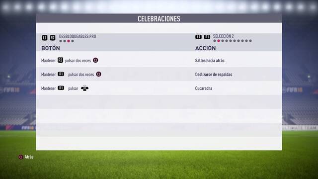 FIFA 18 - Celebraciones desbloqueables Pro -