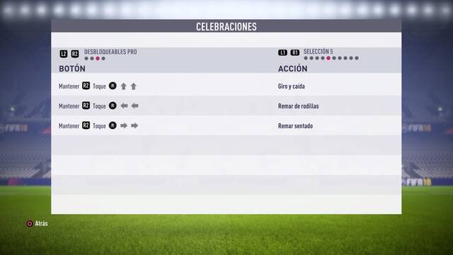 FIFA 18 - Celebraciones desbloqueables Pro -