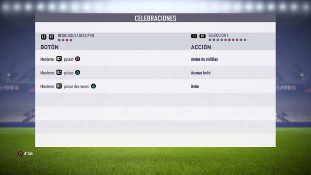 FIFA 18 - Celebraciones desbloqueables Pro -