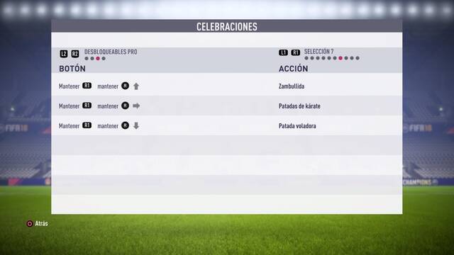 FIFA 18 - Celebraciones desbloqueables Pro -