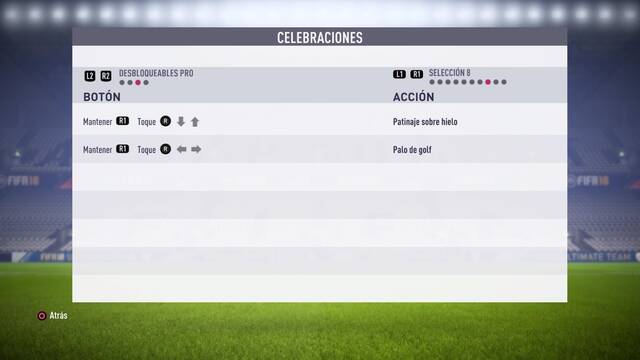FIFA 18 - Celebraciones desbloqueables Pro -