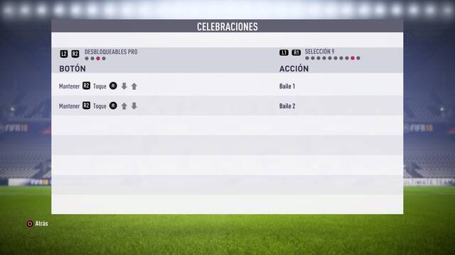 FIFA 18 - Celebraciones desbloqueables Pro -