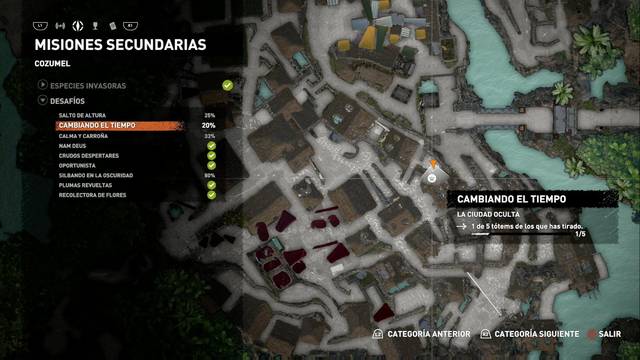 Shadow of the Tomb Raider - Desafío Cambiando el tiempo -