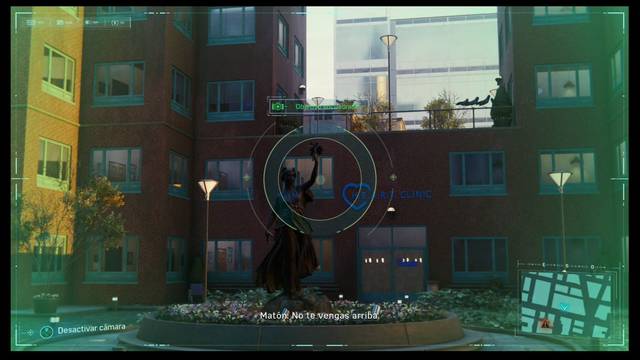 Spider-Man Fotos secretas Chinatown - Estatua del hospital