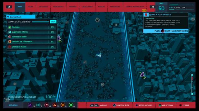 Spider-Man Fotos secretas Central Park - Embarcadero