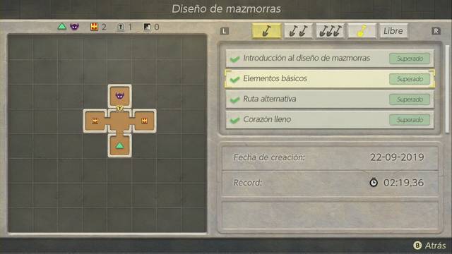 The Legend of Zelda: Link's Awakening - Planos de diseo de mazmorras de Damp - Elementos basicos