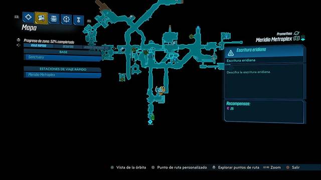 Borderlands 3 - Tablas eridianas en Promethea - Trenza