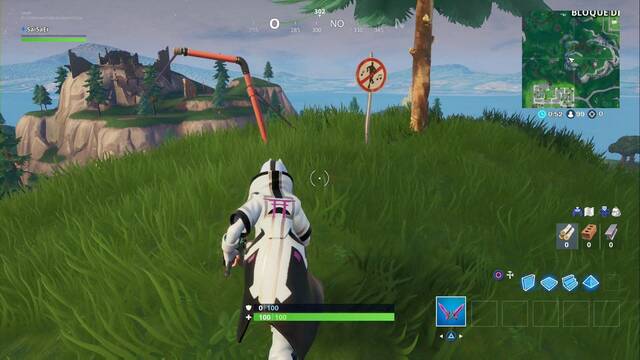 Fortnite Battle Royale - Destruye señales de Prohibido bailar: Localizaciones - Parque Placentero