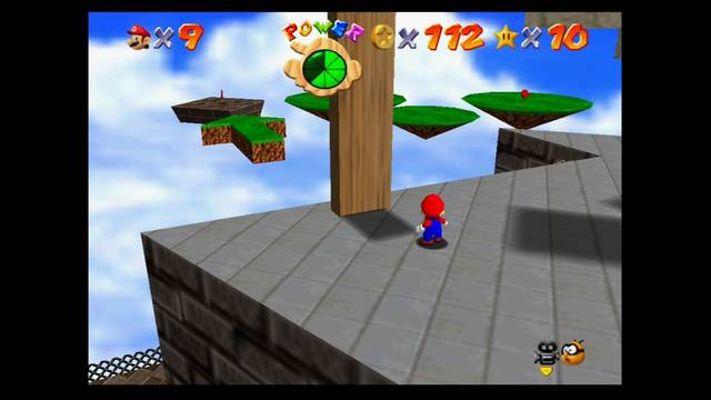 Super Mario 64 - Monedas rojas en Whomp's Fortress - y 08 En las islas flotantes