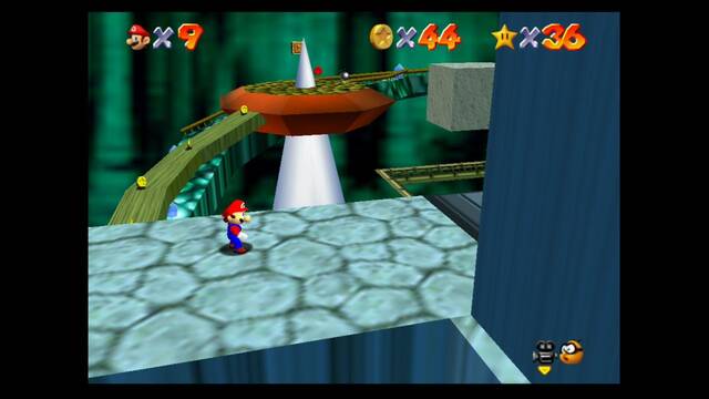 Super mario 64 - Monedas rojas de Bowser in the dark world - Sexta moneda roja