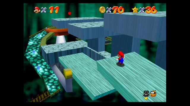 Super mario 64 - Monedas rojas de Bowser in the dark world - Octava moneda roja