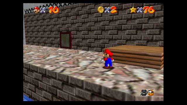 Super Mario 64 - Obetos a romper en Dry-Wet Land - Primera caja