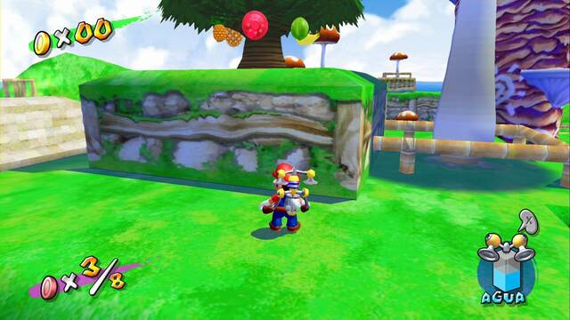 Super Mario Sunshine - Monedas rojas de Aldea Foresta - En el arbol frutal