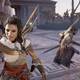 Assassin Creed Origins - Al estilo gabiniano - Aya detiene una flecha dirigida a Cleopatra
