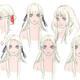 Fire Emblem Three Houses - Ilustraciones - feth edelgard faces concept