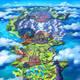 Pokmon Espada y Escudo - Ilustraciones - pss galar region map