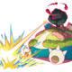 Pokmon Espada y Escudo - Ilustraciones - pss gigantamax snorlax attack