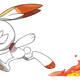 Pokmon Espada y Escudo - Ilustraciones - pss scorbunny running