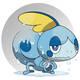 Pokmon Espada y Escudo - Ilustraciones - pss sobble in water bubble