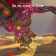 Zelda Breath of the Wild Ira del fuego de Ganon - Atacar cuerpo a cuerpo
