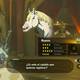 Zelda Breath of the Wild A por el caballo blanco - Registrar el caballo