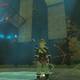 Zelda Breath of the Wild Santuario de Shiod - Bomba cuadrada cayendo en el cristal