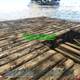 ARK Survival Evolved construir un barco - Balsa con cimientos