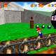 Super Mario 64 - Monedas rojas en Bob-Omb battlefield - En el poste de Bow wow