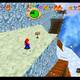Super Mario 64 - Monedas rojas de Cool, Cool Mountain - En el puente roto