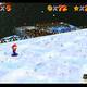 Super Mario 64 - Monedas rojas de Cool, Cool Mountain - A la derecha del ping�ino gigante