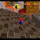Super Mario 64 - Monedas rojas en Dry-Wet Land - y 08   En dos bloques en lo alto de los tejados