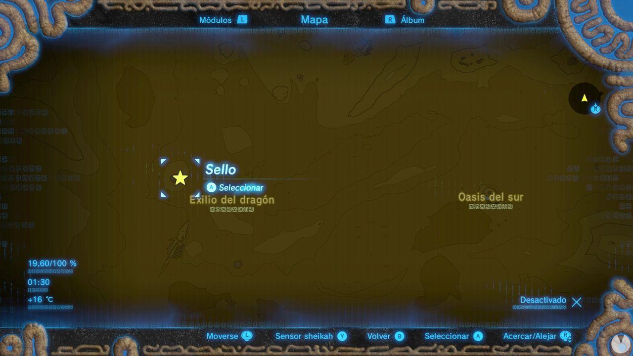 Fuente de la Gran Hada de Satten en Zelda: Breath of the Wild