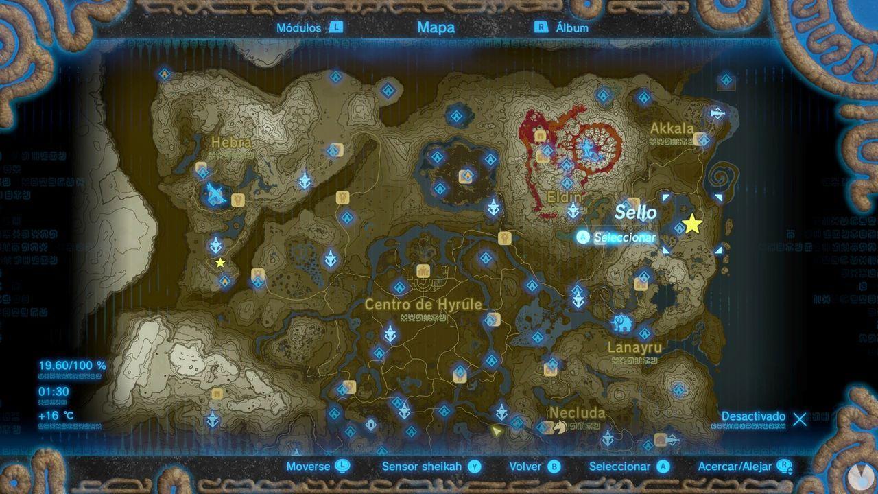 Fuente de la Gran Hada de Muarenn en Zelda: Breath of the Wild