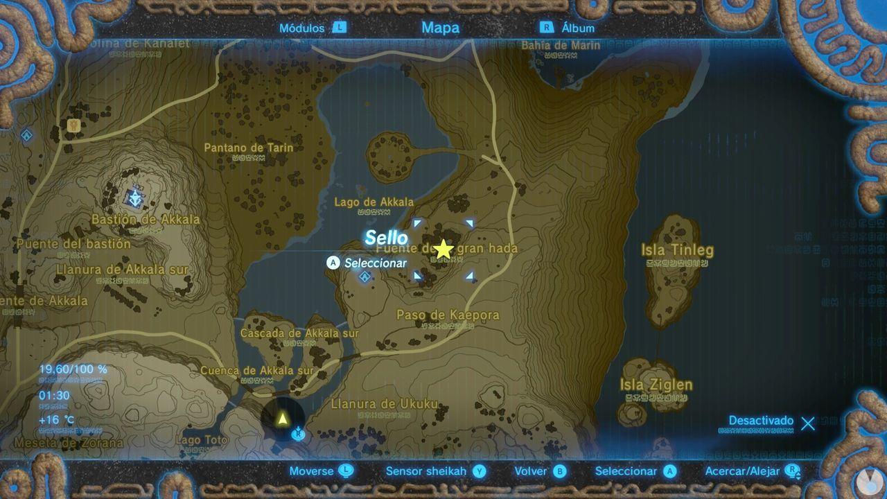 Todas Las Fuentes De La Gran Hada En Zelda Breath Of The Wild 8793